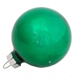 Елочная игрушка "Зеленый шар" Стекло 70-е годы XX века Диаметр 6,5 см Сохранность хорошая инфо 1752k.