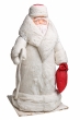 Дед Мороз с красным мешком Пластмасса, вата, ткань, папье-маше 1960-е годы Новогодняя продукция 1961 г инфо 1757k.