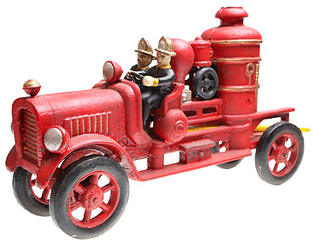 Игрушка "Пожарная машина" Чугун, литье, роспись Европа, XX век приличной - до 60 км/час инфо 2290k.