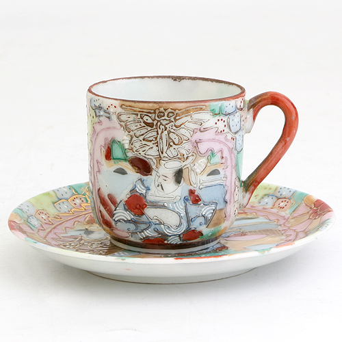 Чашка с блюдцем Фарфор, роспись Китай, вторая половина XX века 1950 г инфо 2602k.