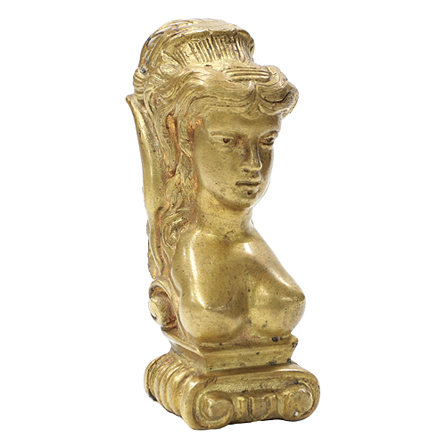 Элемент декора "Богиня" Бронза Западная Европа, конец XIX века элемент декора искусно выполнен мастером инфо 2727k.