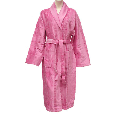 Халат махровый, цвет: розовый Размер L/XL Vienetta Secret 2010 г ; Упаковка: чехол инфо 2729k.