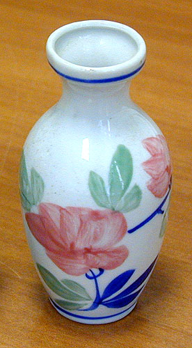 Две вазочки Фаянс, роспись 70-е годы XX века 1974 г инфо 3089k.